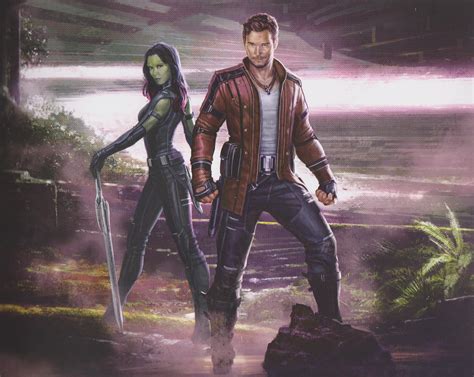 starlord and gamora